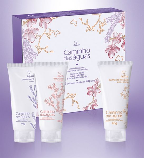 Estojo de Creme Mãos Caminho das Águas